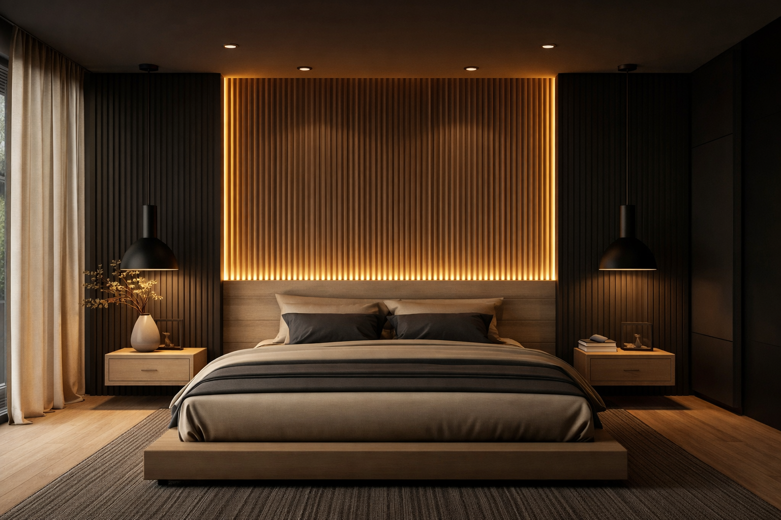 Flexibel akustikpanel – 270 × 110 cm